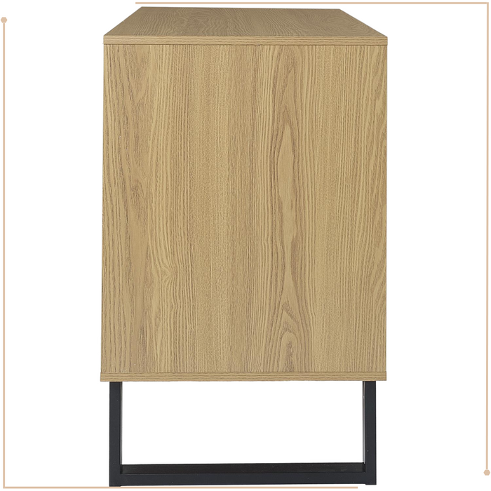 MISOU Calypso Ladekast Commode op Poten met 3 Lades Woonkamer Opber...