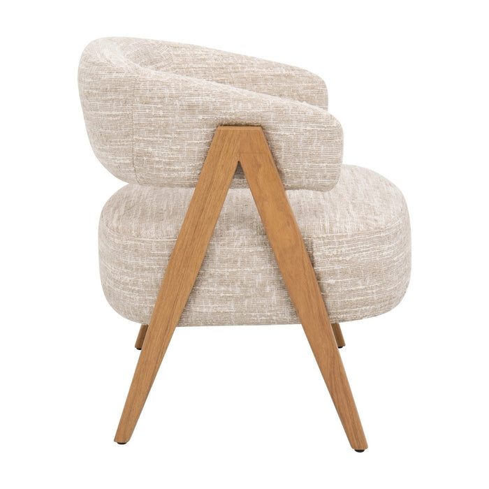 DÉJA Living - Fauteuil Beige|Naturel - 67x64x72cm - Fly