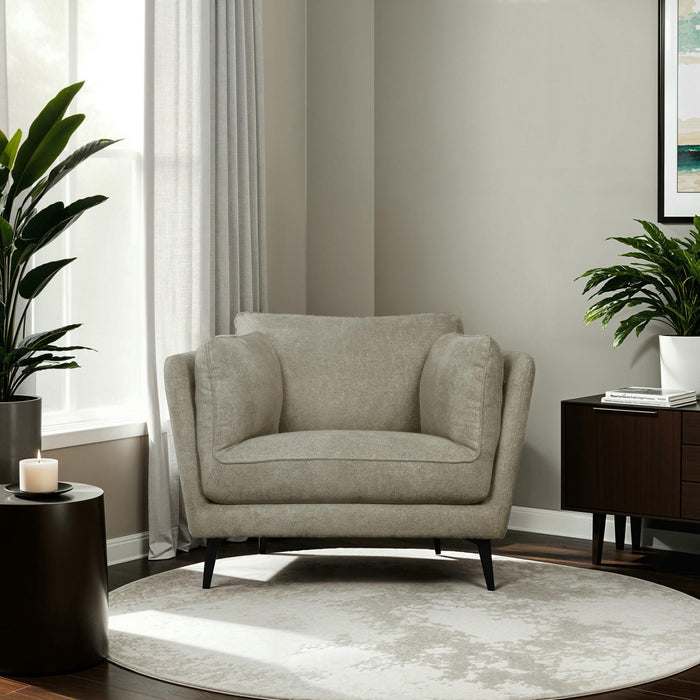 Giga Meubel - Fauteuil Beige Stof - 119x92x84cm - Bari