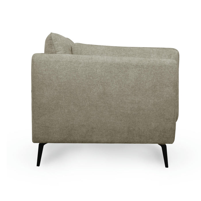 Giga Meubel - Fauteuil Beige Stof - 119x92x84cm - Bari