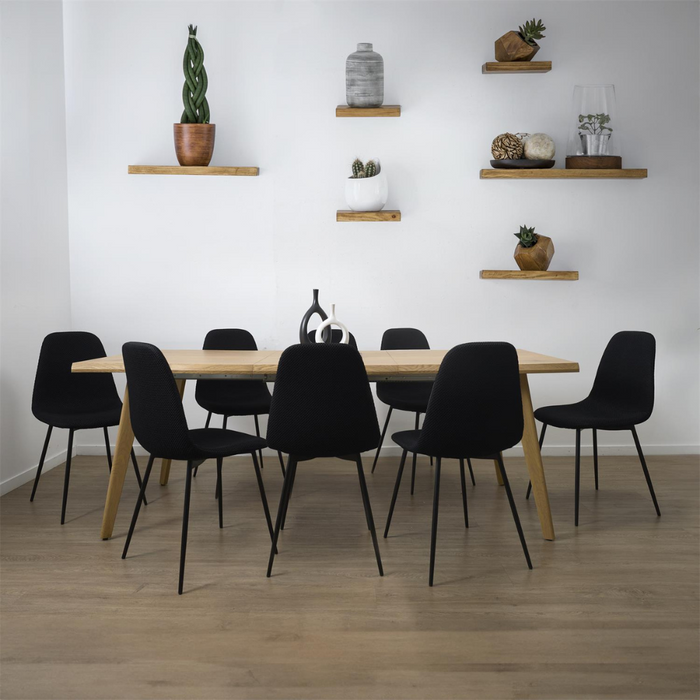 MISOU Calypso Uitschuifbare Eettafel 6 tot 8 Personen Tafel Uitschu...