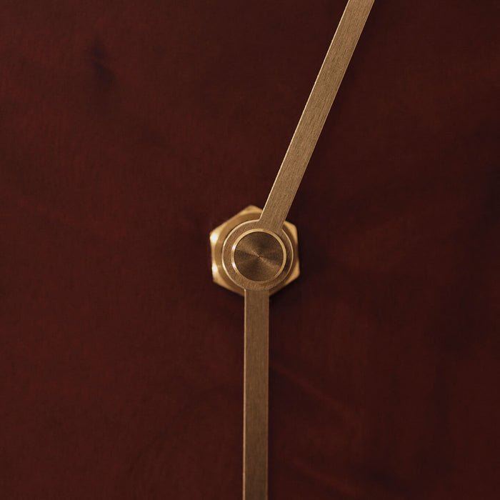 Ferm Living Melt Wandklok - Hout - Bruin