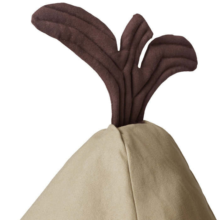 Ferm Living Pear Bean Poef - Elm Green