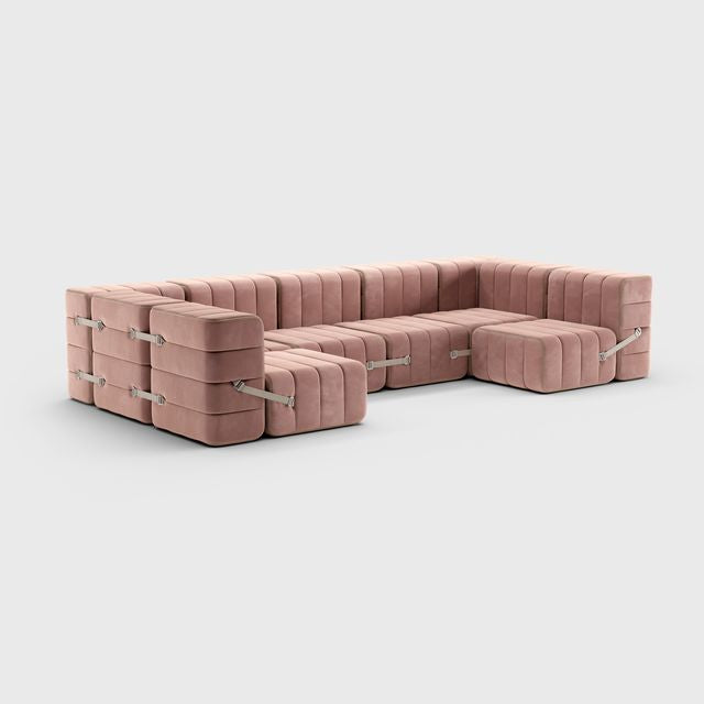 Curt-Set 15 - e.g. Flexibele U-bank - Barcelona - Roos