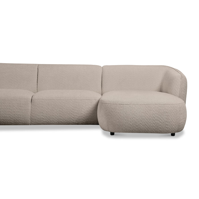 by fonQ Soft U-bank Links - Bouclé - Greige