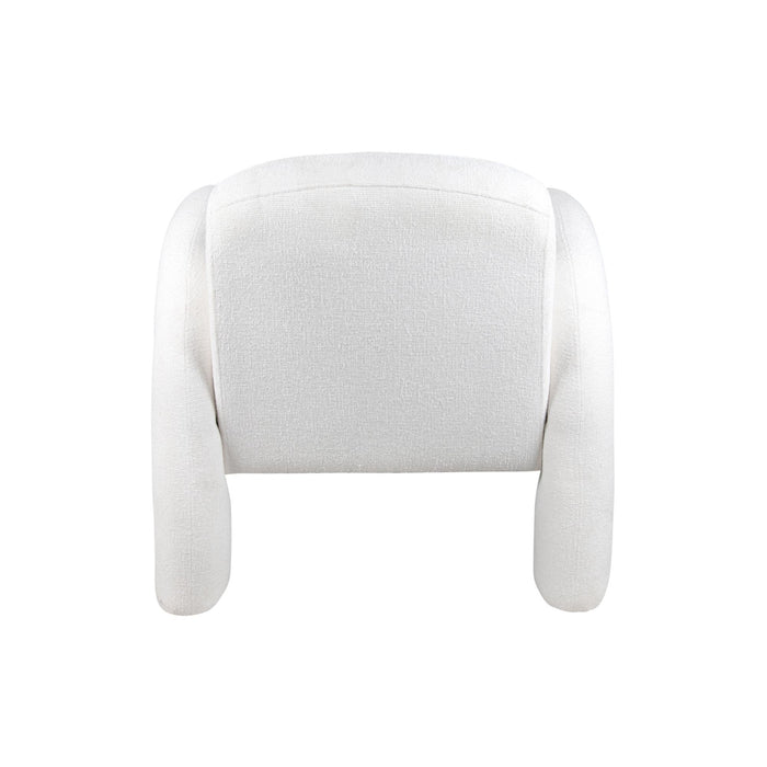 Leitmotiv Stoel Brazo Melange - Wit - 88x74x74cm