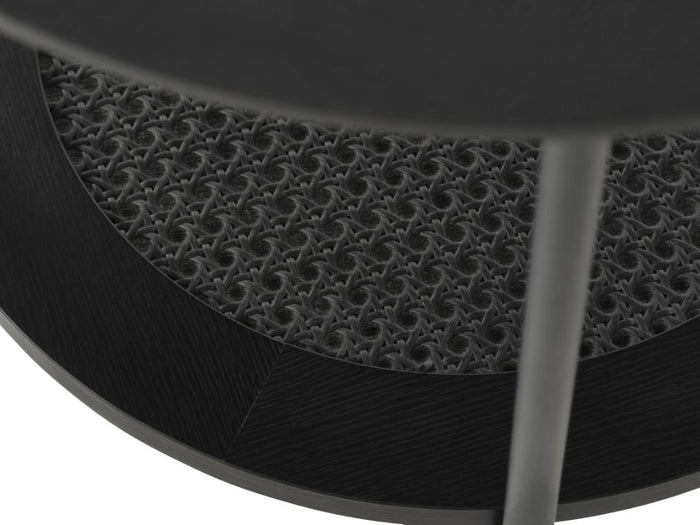 Giga Living - Nachtkastje Zwart Rond - Ø50x50cm - Pensacola