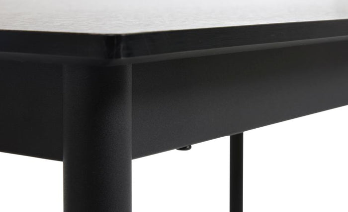 Giga Living - Eettafel Zwart Eiken - 140x85x75cm - Pensacola