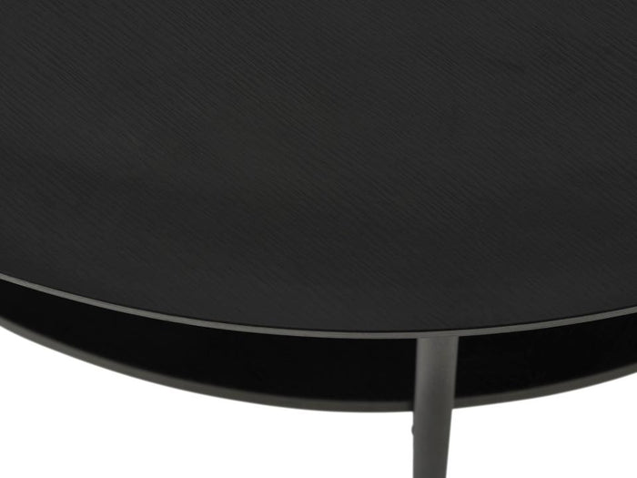 Giga Living - Salontafel Zwart Rond - Ø80x40cm - Pensacola