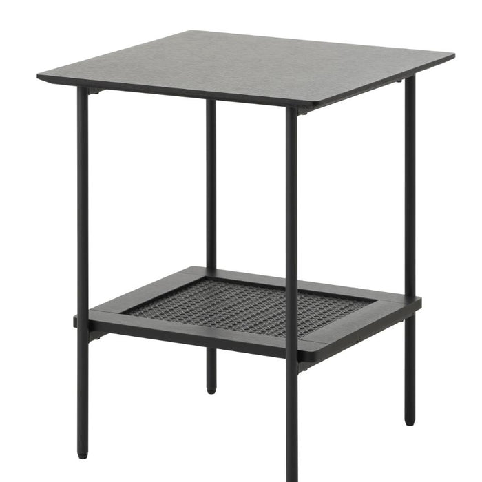 Giga Living - Nachtkastje Zwart - 45x45x55cm - Pensacola