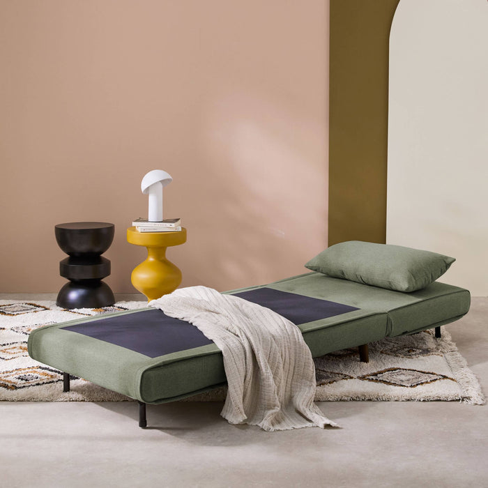 sweeek - Omvormbare fauteuil stof houten frame 1 zitplaats