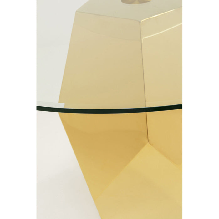 Kare Design Ricchezza Eettafel - goud - Ø130cm