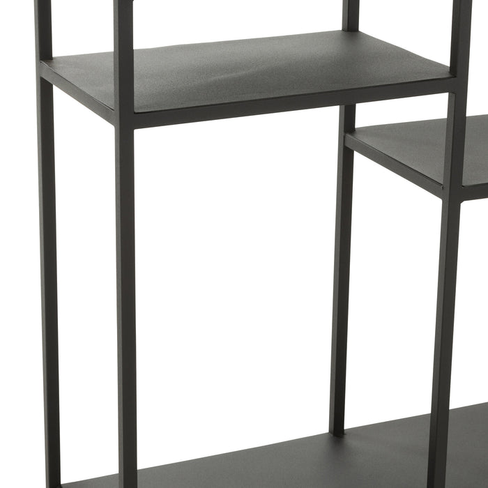 J-Line rek Ongelijke Legplank - metaal - zwart