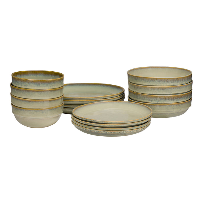 by fonQ Verda Pastaborden 4st. - Ø 20 cm - Groen