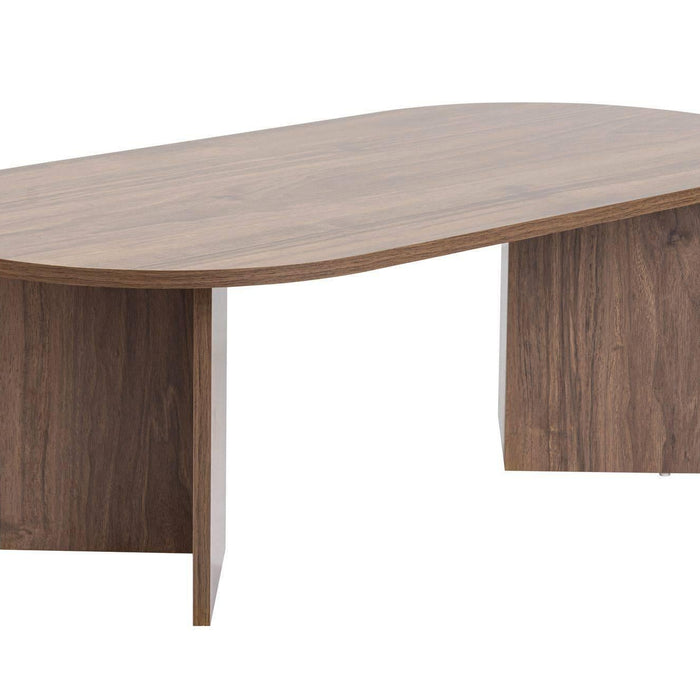 Calicosy - Ovale salontafel B119 cm - IRIS - Walnootlook