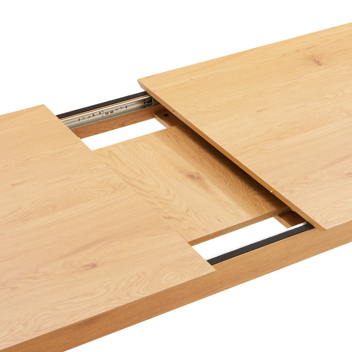 by fonQ Frisk Eettafel Uitschuifbaar 180/230 x 90 cm - Eiken