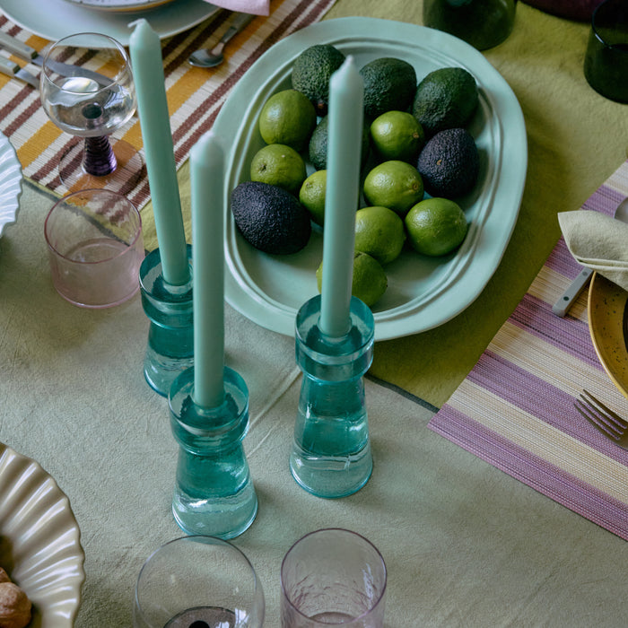 HKliving Arte Kandelaar Large - Ice Blue