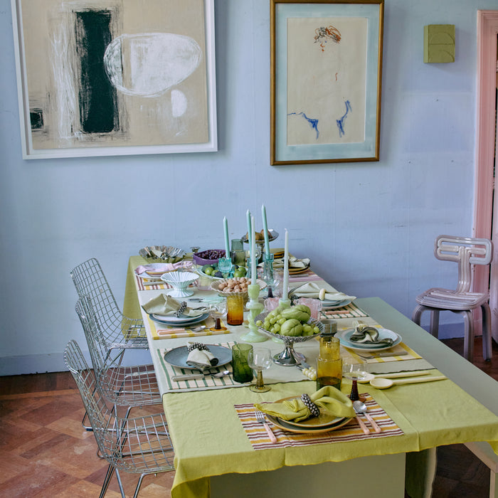 HKliving Ease Tafelkleed 160 x 300 cm - Citrus