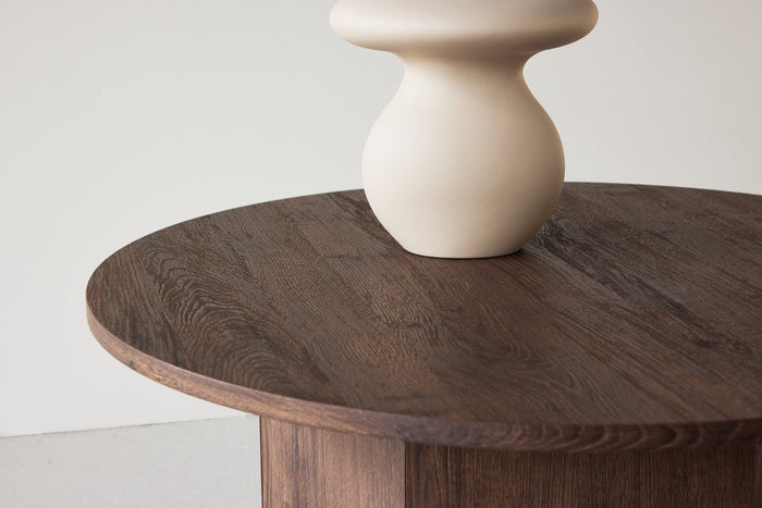 Rebellenclub Yune Salontafel - ø80 cm - Bruin