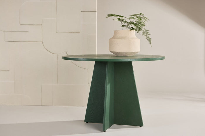 Rebellenclub Vonge Eetkamertafel - ¿110 cm - Groen