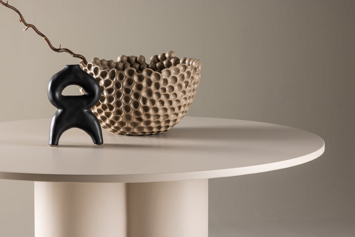 Rebellenclub Grenaa Eetkamertafel - ø110cm - Beige