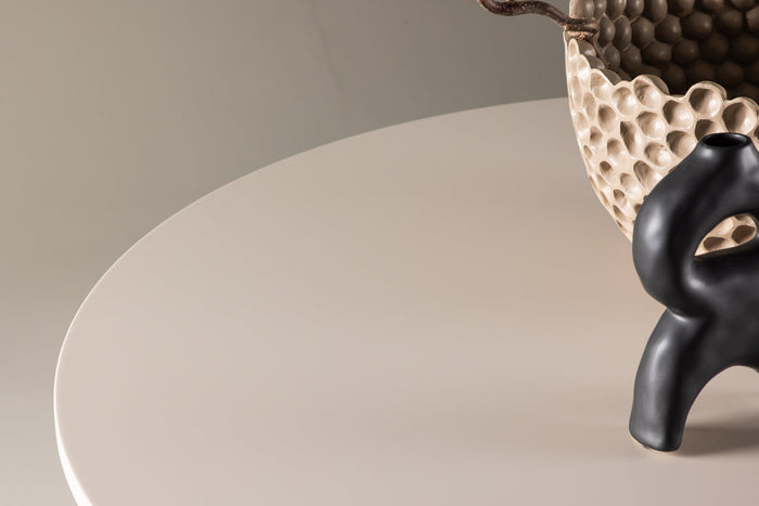 Rebellenclub Grenaa Eetkamertafel - ø110cm - Beige