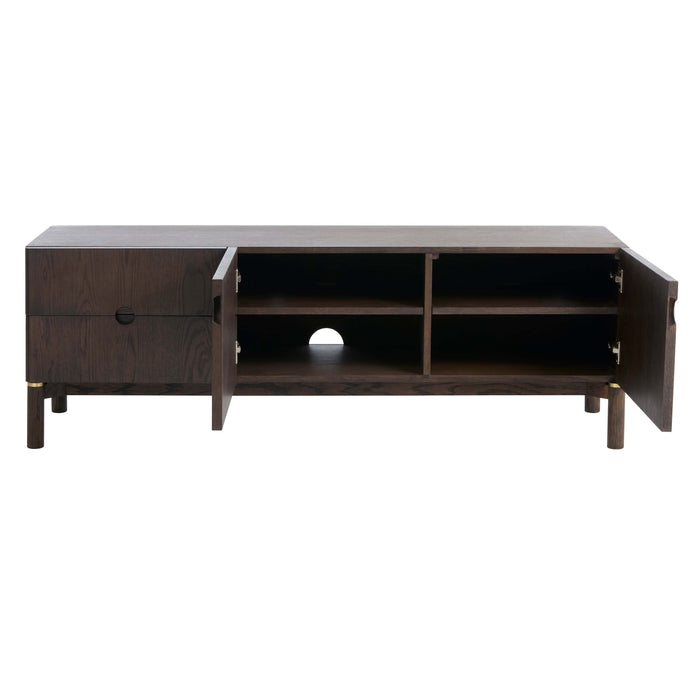 Rebellenclub Tulum TV-Meubel - Donkerbruin