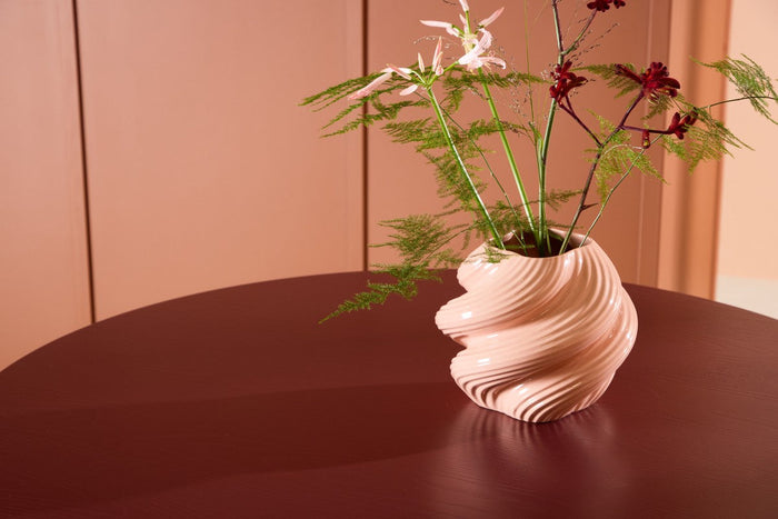 Rebellenclub Graus Eetkamertafel - ¿110 cm - Bordeauxrood