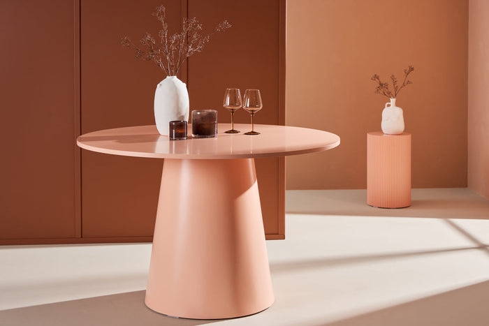 Rebellenclub Oulu Eetkamertafel - ø120 cm - Roze