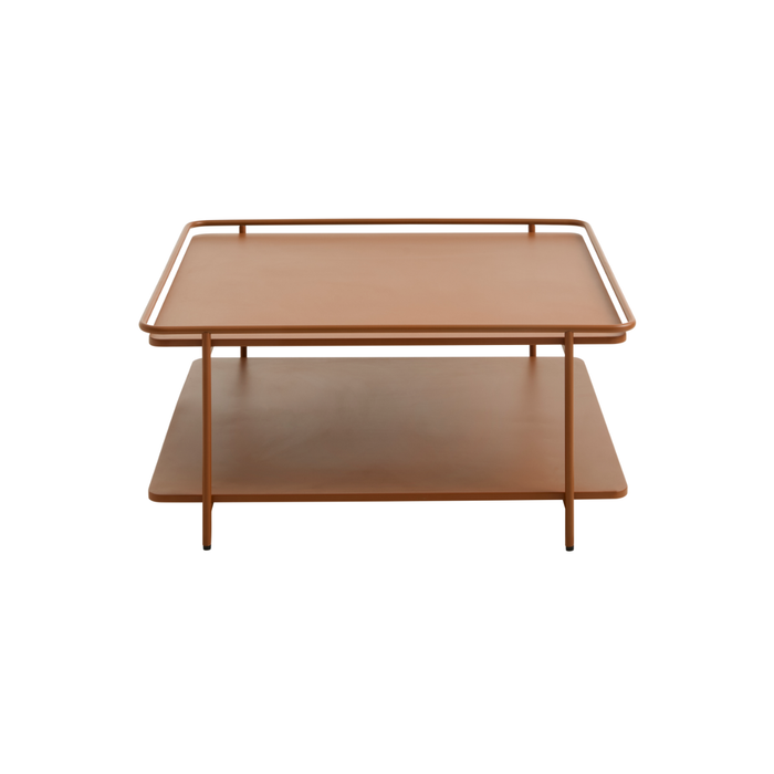 Rebellenclub Ubud Salontafel 75 x 75 cm - Terracotta