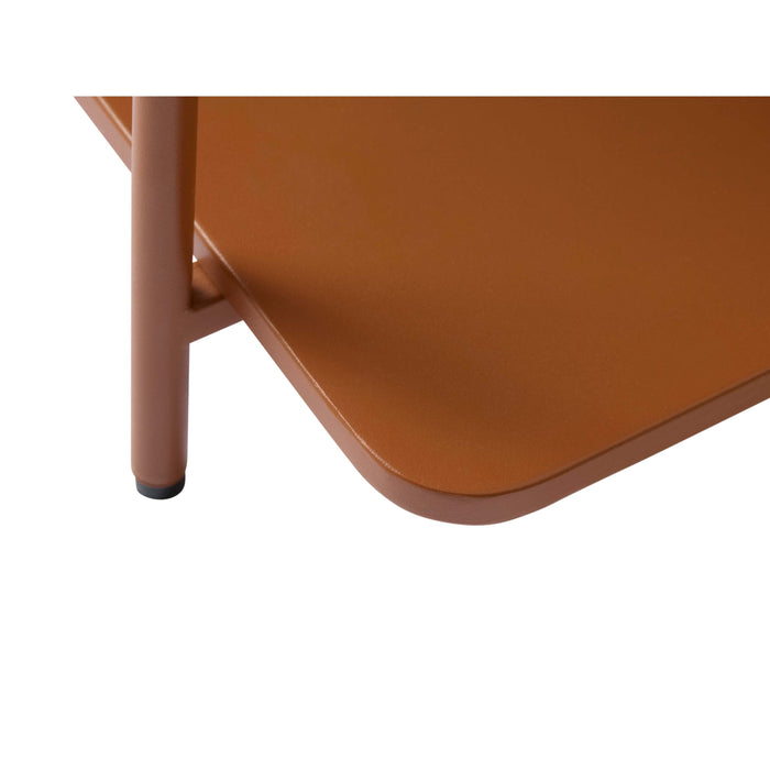 Rebellenclub Ubud Salontafel 75 x 75 cm - Terracotta