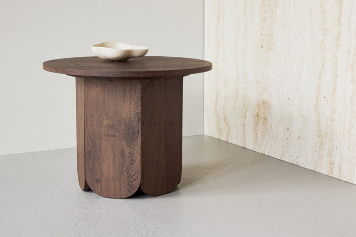 Rebellenclub Yune Salontafel - ø60 cm - Bruin