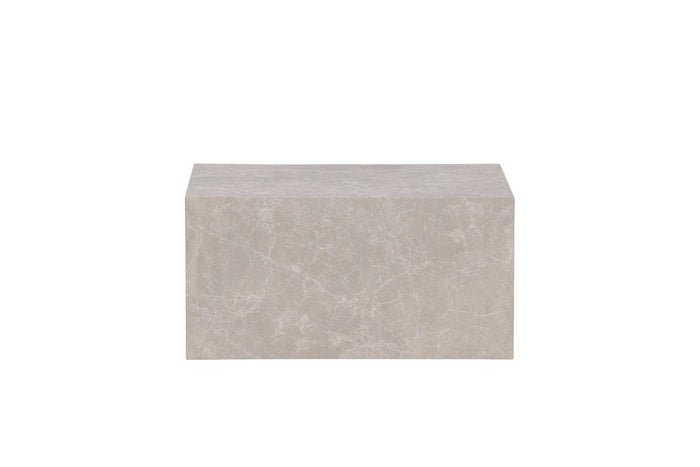 Rebellenclub Tusani Salontafel - 80 x 60 cm - Beige Marmerlook