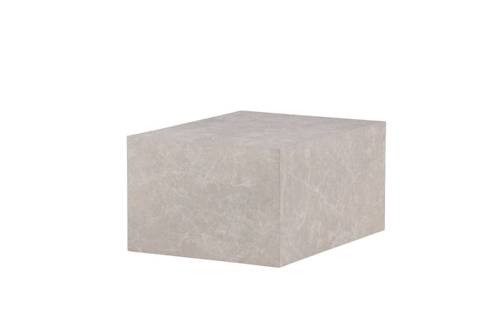 Rebellenclub Tusani Salontafel - 80 x 60 cm - Beige Marmerlook