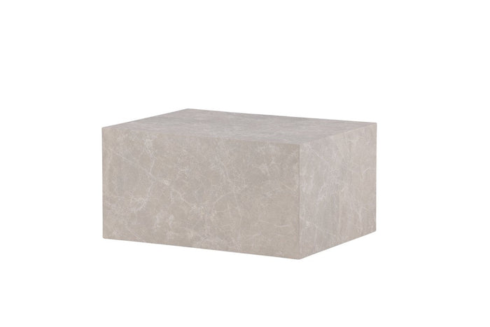 Rebellenclub Tusani Salontafel - 80 x 60 cm - Beige Marmerlook