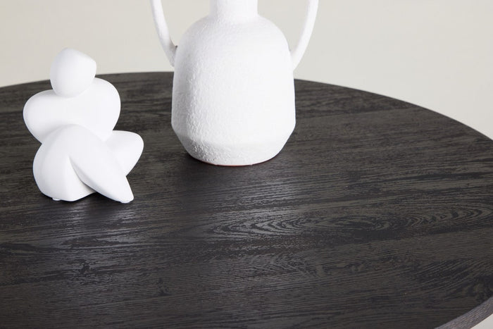 Rebellenclub Yune Salontafel - ø80 cm - Zwart