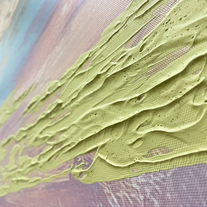 by fonQ Blush of the Earth Schilderij 100 x 140 cm - Wit