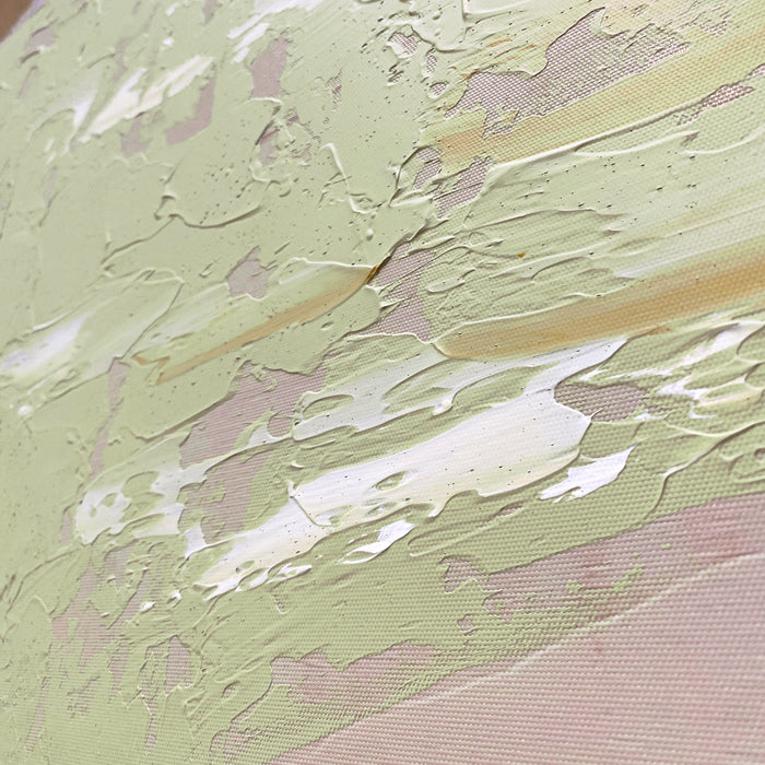 by fonQ Pastel Reverie Schilderij 78 x 100 cm - Wit