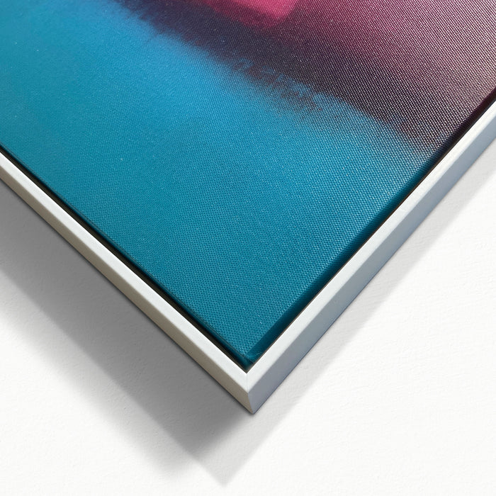 by fonQ Neon Blaze Schilderij 100 x 120 cm - Wit