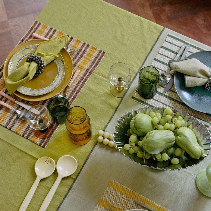 HKliving Bamboo Placemat - Amber