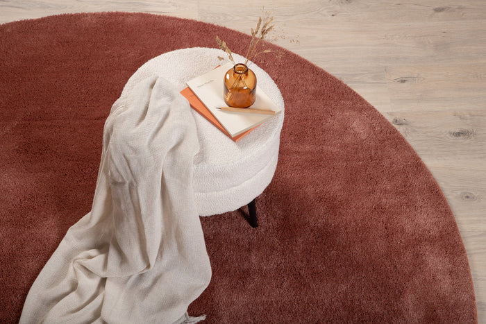 Rebellenclub Bramming Vloerkleed Rond ø200 - Roze