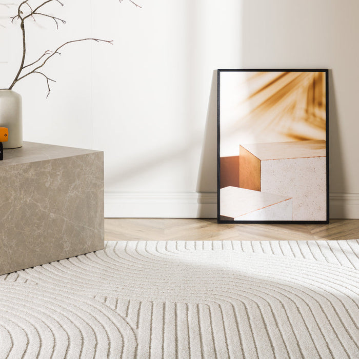 Rebellenclub Skade Vloerkleed 230x160 - Beige