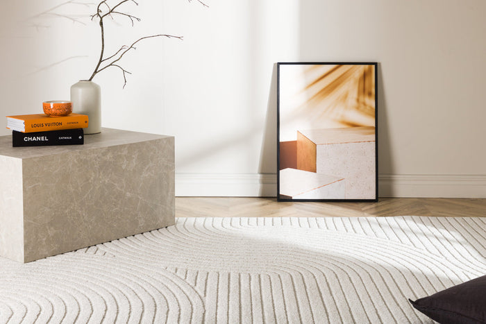 Rebellenclub Skade Vloerkleed 230x160 - Beige