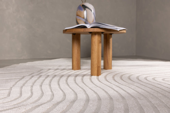 Rebellenclub Skade Vloerkleed Ovaal 340x240 - Beige