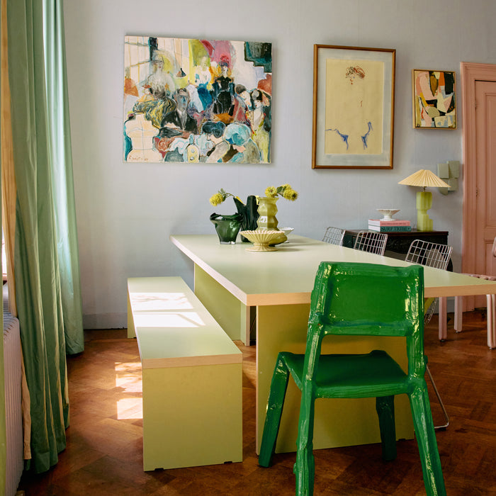 HKliving Bench Bankje B 220 cm - Pistachio