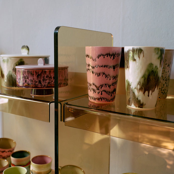 HKliving Acrylic Zijpaneel - Olive Green