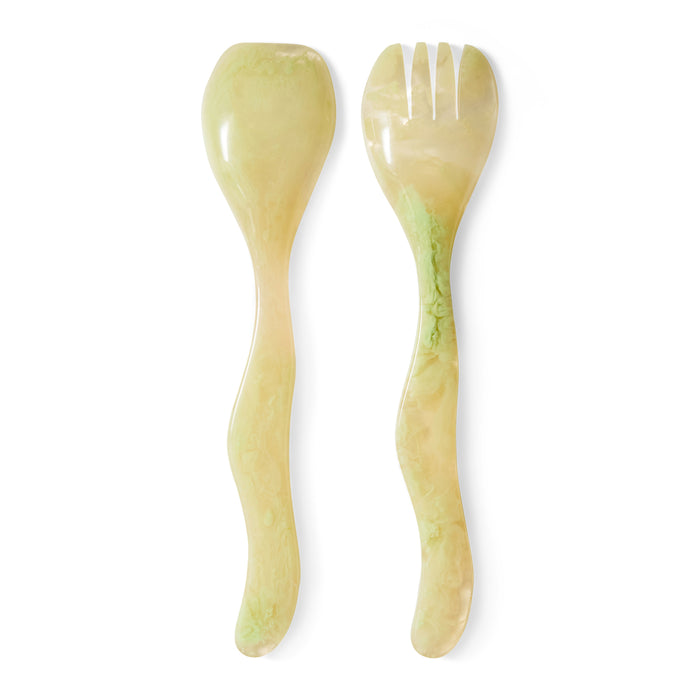 HKliving Curved Saladebestek - Mist Green