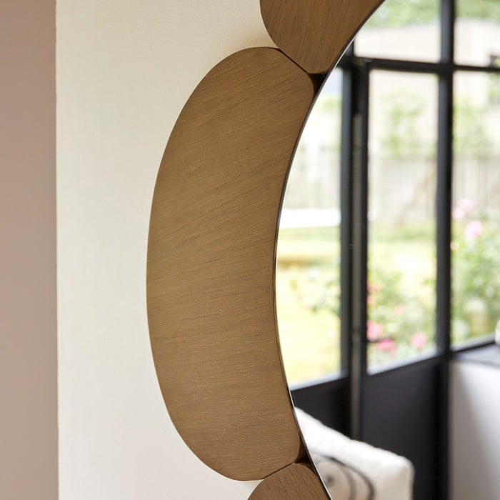 Tikamoon - Sara - Spiegel in licht mindihout 110 x 110 cm