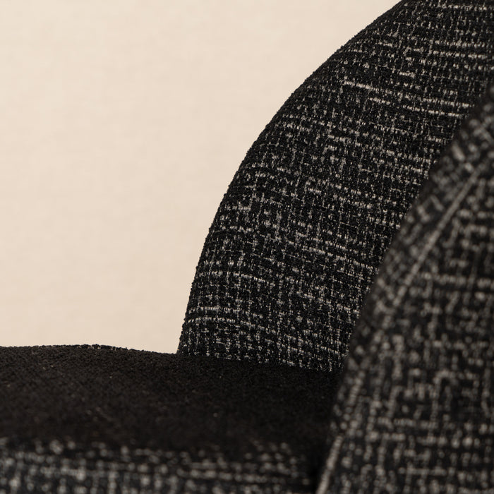 Bronx71 Barkruk Odin gemêleerde stof zwart 63-83 cm