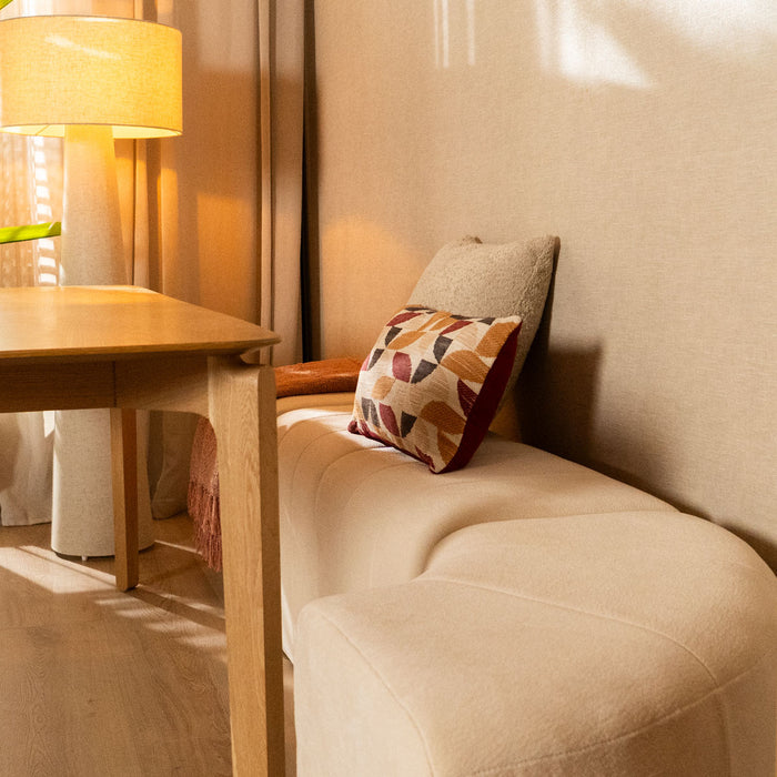 Bronx71 Modulaire hoekhocker Seth chenille off white